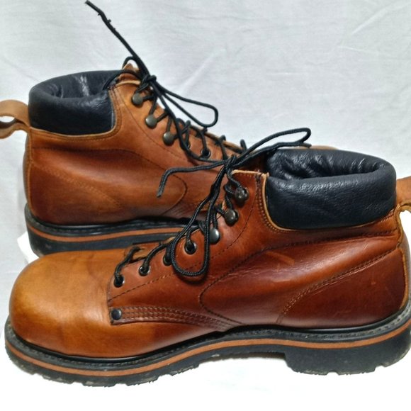 LEHIGH Made in USA Steel Toe Men\'s Boots size 10.5 main image 5